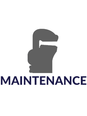 HVAC maintenance services icon.